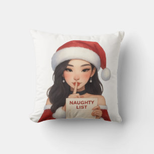 Du är på min lista över stygga asiatiska Mrs Claus Kudde