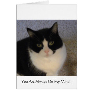 Du är på mitt varar besvärad alltid hälsningskort