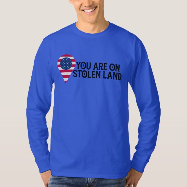Du är på stenkolsmark t shirt (Framsida)