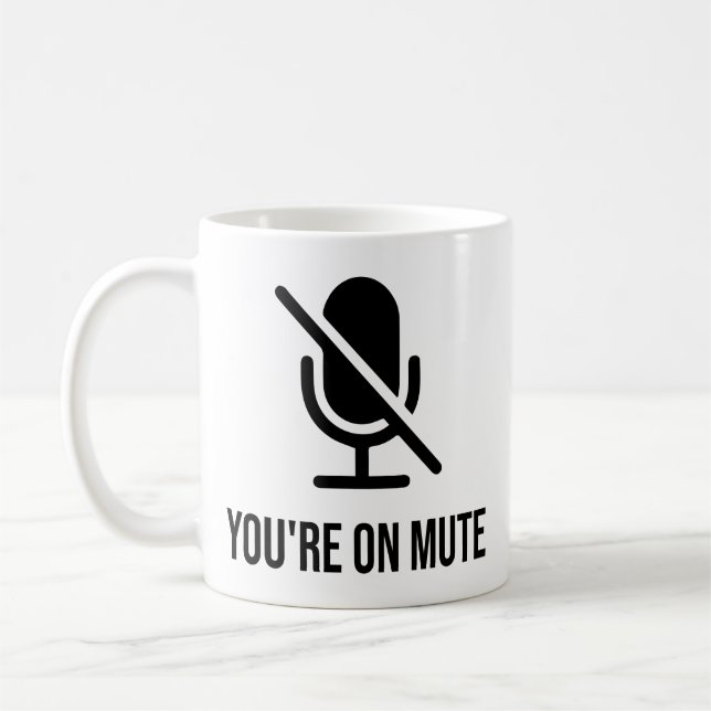 Du är på tyst kaffemugg (Vänster)