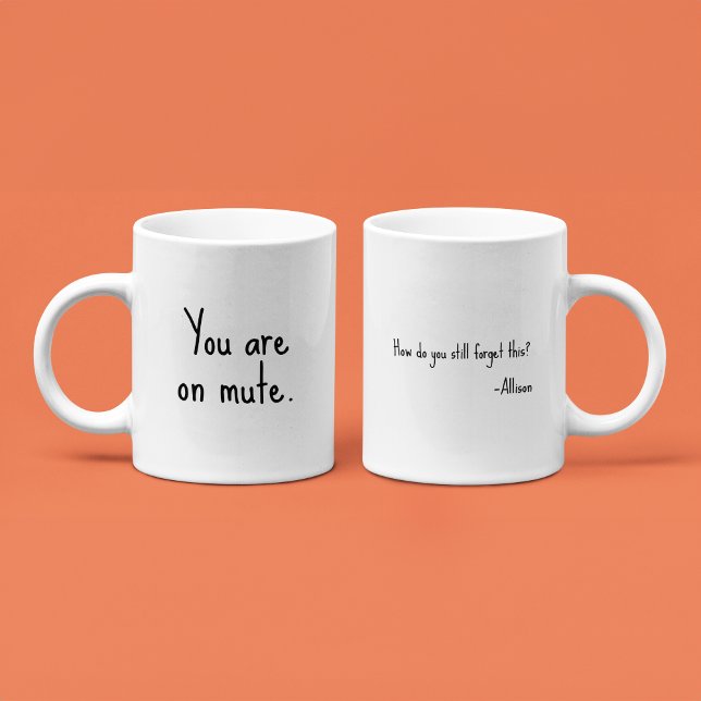 Du är på tyst läge - den roliga Sarcastic Anpassni Kaffemugg (Skapare uppladdad)