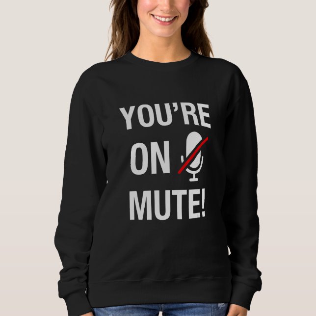 Du är på tyst läge t shirt (Framsida)
