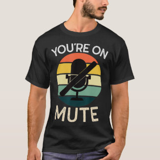 Du är på tyst! t shirt