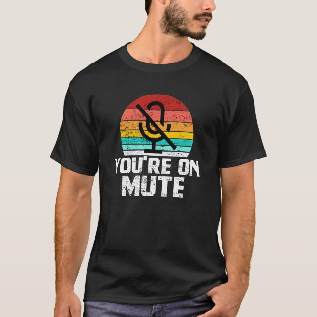 Du är på tyst t shirt (Framsida)