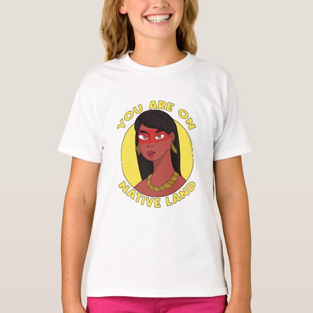 Du är på ursprungsland t shirt (Framsida)