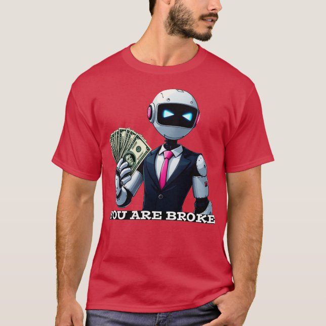 Du är pank t shirt (Framsida)