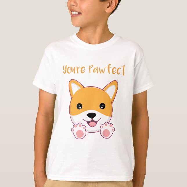 Du är Pawfect T-Shirt (Framsida)