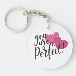 Du är Perfekt Valentine Nyckelkedja