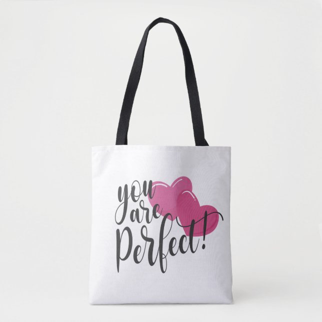 Du är Perfekt Valentine | Tote Bag Tygkasse (Framsida)