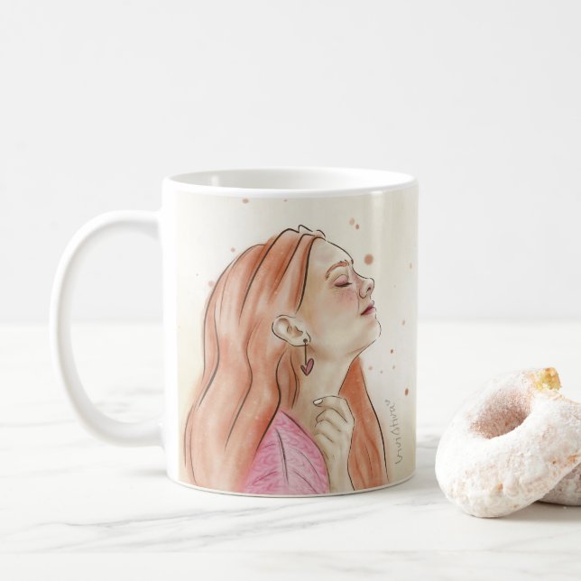 Du är Precious Mugg | Beige & Stänk (Med munk)