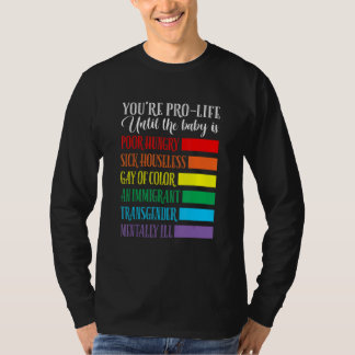Du är Pro Life Kläder T Shirt