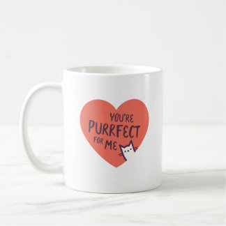 Du är Purrfect för mig Kaffemugg