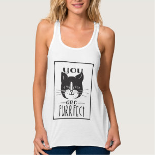 Du är Purrfect Linne Med Racerback