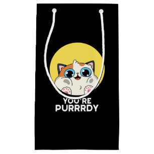Du är Purrrdy Funny Cat Pun Mörk BG