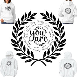"Du är" Religiösa, inspirerande bibelsv T Shirt