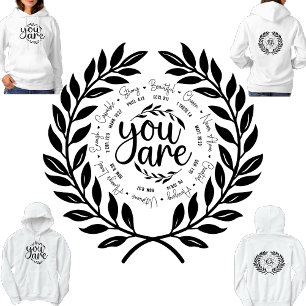 "Du är" Religiösa, inspirerande bibelsv T Shirt