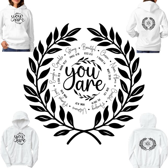 "Du är" Religiösa, inspirerande bibelsv T Shirt (Skapare uppladdad)