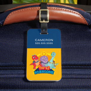 Du är Roarsome   Dino Ranch Bagagebricka