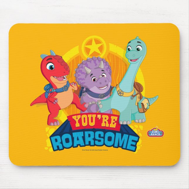 Du är Roarsome | Dino Ranch Musmatta (Framsidan)