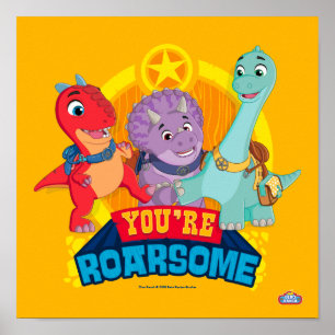 Du är Roarsome   Dino Ranch Poster