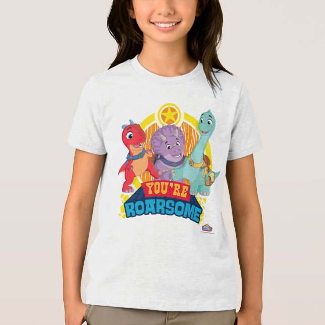 Du är Roarsome | Dino Ranch T Shirt (Framsida)