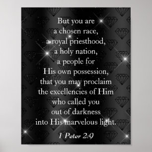 Du är Royalet Priesthood Bible Verse Poster