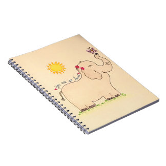 "Du är så älskad" Elephant Notebook Anteckningsbok