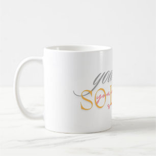 Du är så älskad kaffemugg