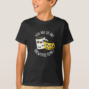 Du är så arg på mig Coffee Pun Mörk BG T Shirt
