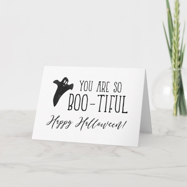 Du är så boomisk Happy halloween Kort (Framsida)