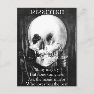 Du är så fåfäng. vykort