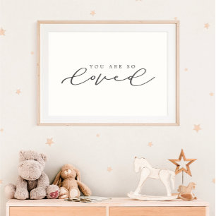 Du är så förälskad i skript att Poster Nursery Dec