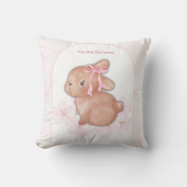 Du är så förtjust i Bunny-utskrift | Flicka Nurser Kudde