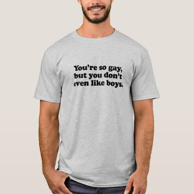 Du är så gay .png tee (Framsida)