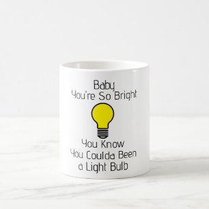 Du är så ljus kaffemug kaffemugg