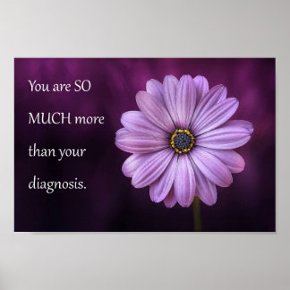 "Du är så mycket mer än din diagnos" Poster