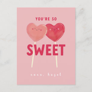 Du är så söt barn i klassrummet Valentine Vykort