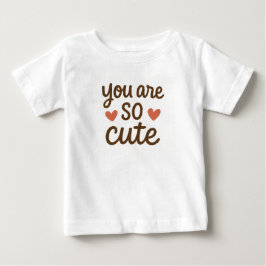 Du är så söt Söt citatdesign  T Shirt