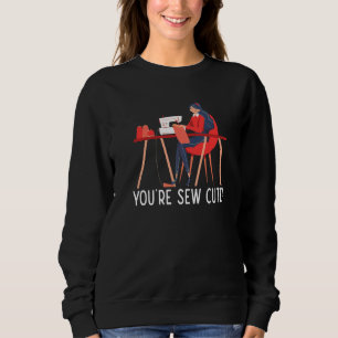 Du Är Så Söt Sy Snurra Quilt Syerska T Shirt