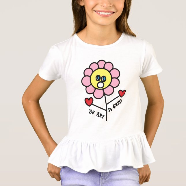 Du är så söt, underbara Teckning T Shirt (Framsida)