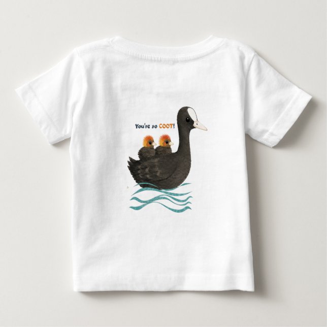 Du är så sothöna! Baby T-shirt (Baksida)