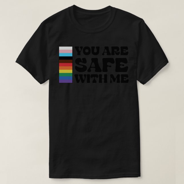 Du är Säker med mig 1 T Shirt (Design framsida)