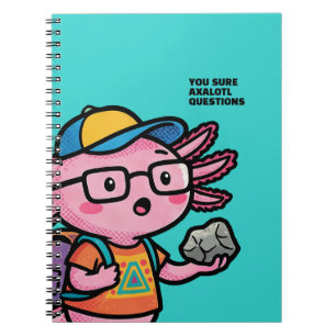 Du är säker på att axolotl-frågor är Sarcastic Mem Anteckningsbok