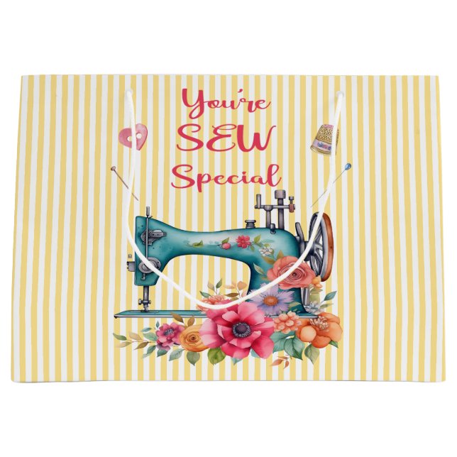 Du är Sew Speciell Gift Bag (Framsidan)