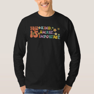 Du Är Snäll Smart Viktig Autism Acceptans Autism T Shirt