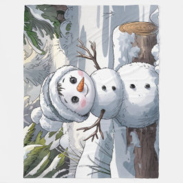 Du är snö söt fleecefilt