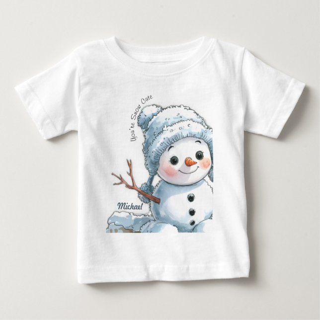 Du är Snö söt T Shirt (Framsida)