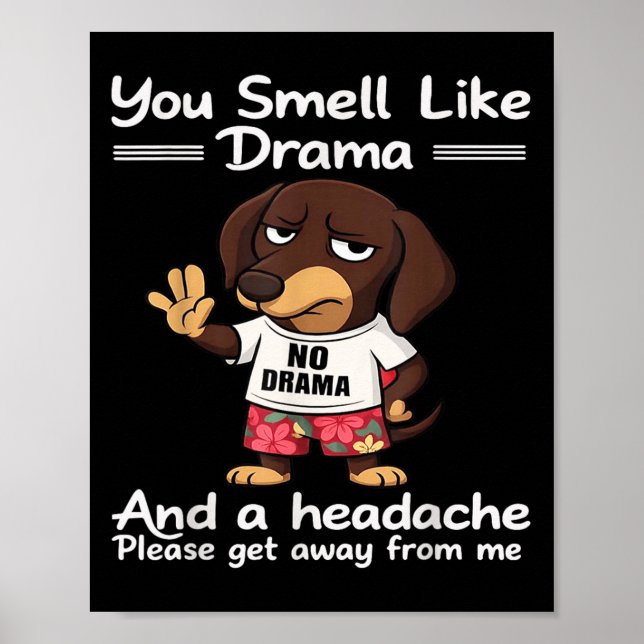 Du är som Drama och huvudvärk. Poster (Framsidan)