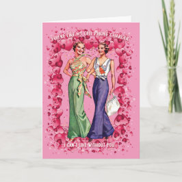 Du är som min mobiltelefonladdare HBTQ-älskling Kort