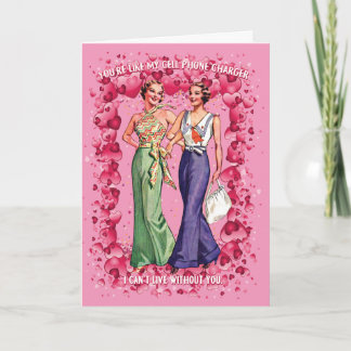 Du är som min mobiltelefonladdare HBTQ-älskling Kort